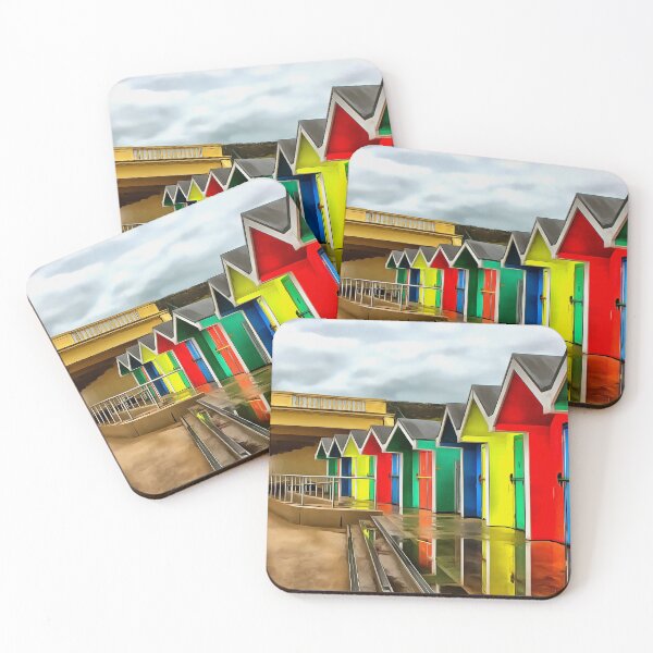 Item preview, Barry Island Beach Huts (Painting) designed and sold by cmphotographs.