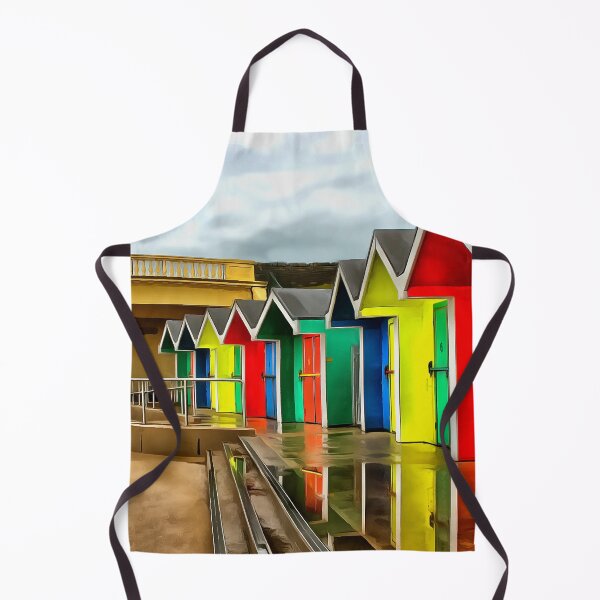 Item preview, Barry Island Beach Huts (Painting) designed and sold by cmphotographs.