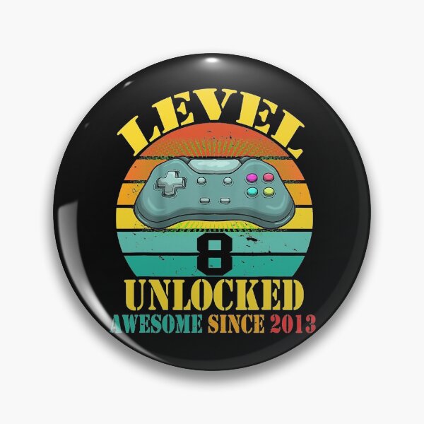 Item preview, Level 8 Unlocked Boys 8th Birthday 8 Year Old Gamer 2013 designed and sold by BrooksBrennan.