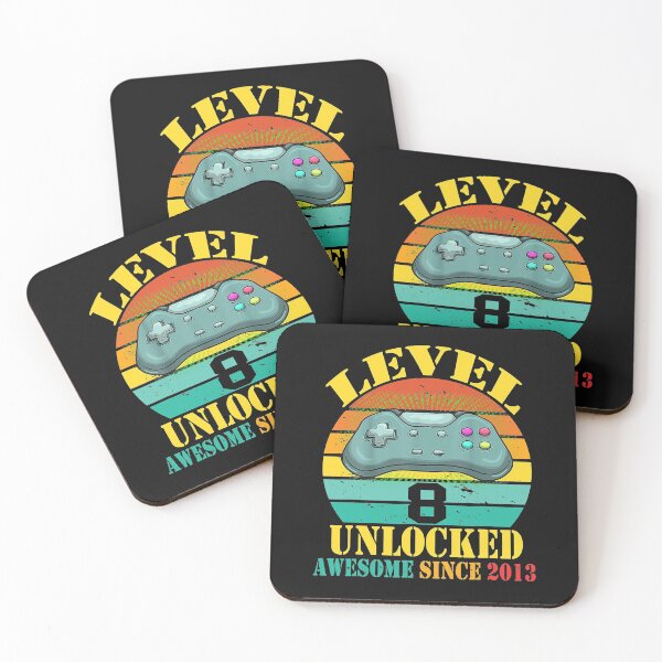 Item preview, Level 8 Unlocked Boys 8th Birthday 8 Year Old Gamer 2013 designed and sold by BrooksBrennan.