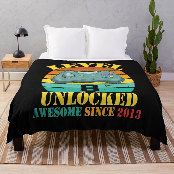 Item preview, Level 8 Unlocked Boys 8th Birthday 8 Year Old Gamer 2013 designed and sold by BrooksBrennan.