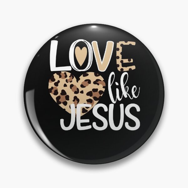 Item preview, Love Like Jesus Valentines Day Heart designed and sold by BrooksBrennan.