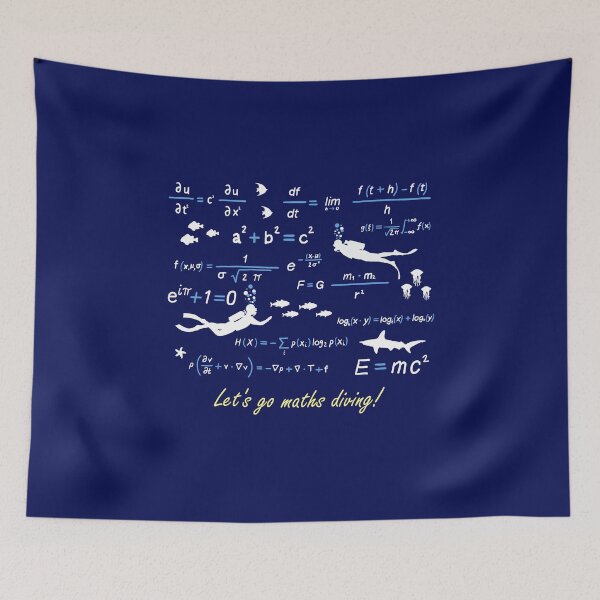 Item preview, DIVING MATHS designed and sold by StudioNMdesign.