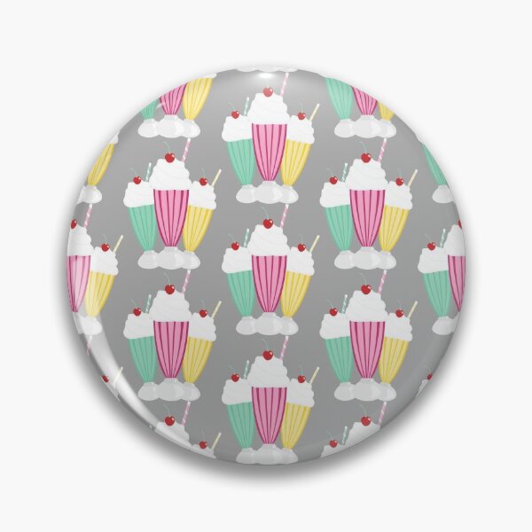 Item preview, Trio of Ice Cream Sundaes - Mint, Strawberry & Banana Pattern designed and sold by TreacleMustard.