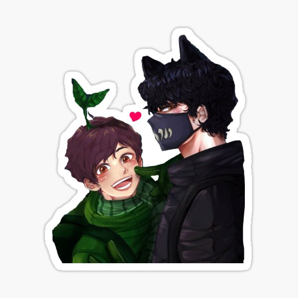 Cute Corpse And Cute Sykkuno Design Sticker