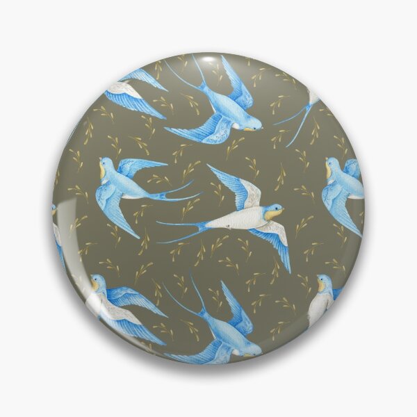 Item preview, little cute watercolor swallow bird designed and sold by InnaShulgina.