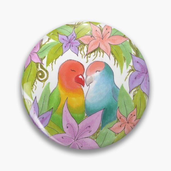 Item preview, Lovely Lovebirds in Love designed and sold by neecheeneko.