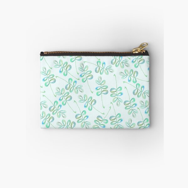 Item preview, aqua, botanical, botanicals, surface pattern, pattern, design, tropical, tropical leaves designed and sold by dodidoodles.