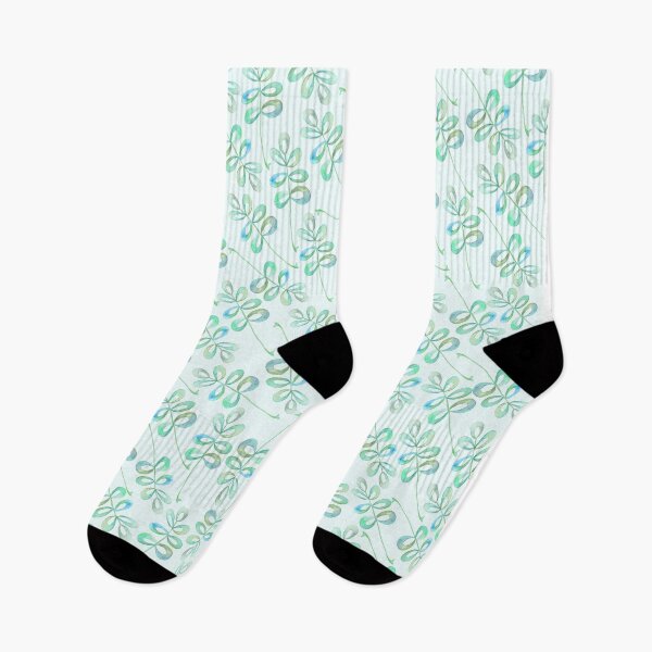 Item preview, aqua, botanical, botanicals, surface pattern, pattern, design, tropical, tropical leaves designed and sold by dodidoodles.