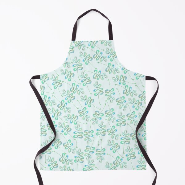 Item preview, aqua, botanical, botanicals, surface pattern, pattern, design, tropical, tropical leaves designed and sold by dodidoodles.