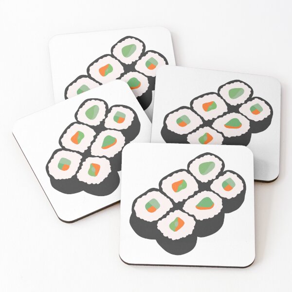 Item preview, Six Sushi Rolls designed and sold by piperdooley.