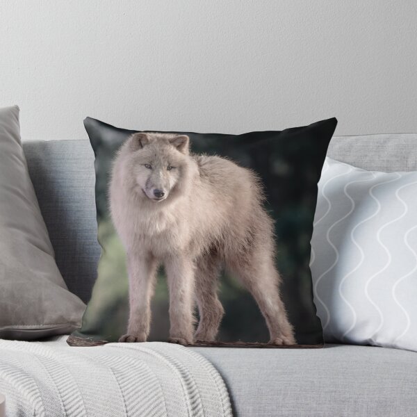 Item preview, Arctic wolf standing looking alert designed and sold by alan tunnicliffe.