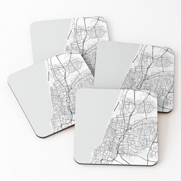 Item preview, Tel Aviv, Israel Map (Theme 1) designed and sold by Mapnify.