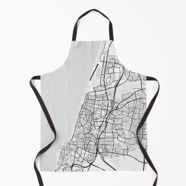Item preview, Tel Aviv, Israel Map (Theme 1) designed and sold by Mapnify.