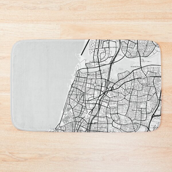 Item preview, Tel Aviv, Israel Map (Theme 1) designed and sold by Mapnify.