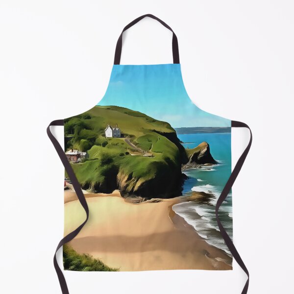 Item preview, Llangrannog beach (Painting) designed and sold by cmphotographs.