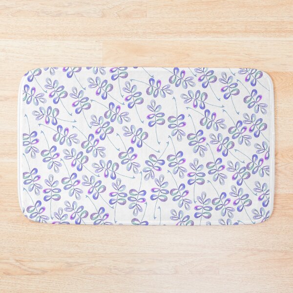Item preview, purple leaves, botanical, botanicals, surface pattern, pattern, design, tropical, tropical leaves designed and sold by dodidoodles.