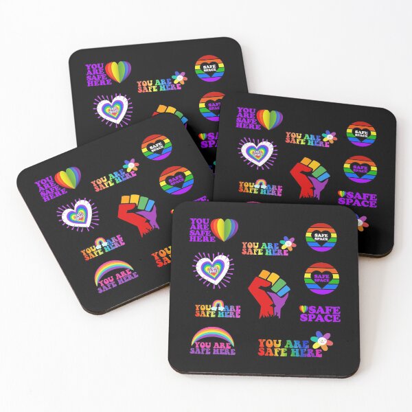 Item preview, Safe Space Equality LGBTQ Set designed and sold by aronia.