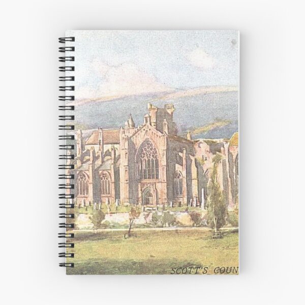 Item preview, Ruins of Melrose Abbey | Vintage Illustration designed and sold by yourscotborders.