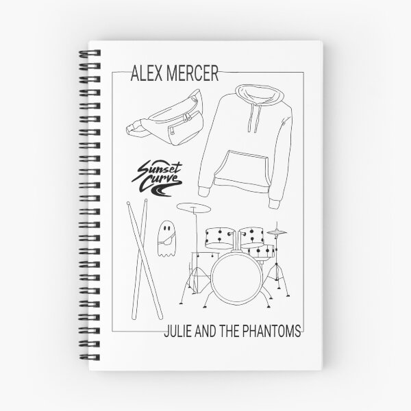 Artikelvorschau, Alex Mercer Moodboard Sketch Inspiriert von Julie und den Phantomen entworfen und verkauft von glitterashley.