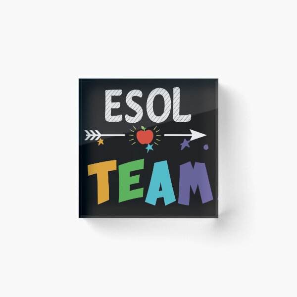 Item preview, Back To School Teacher Students Gift - ESOL Team designed and sold by abcxyzsma.