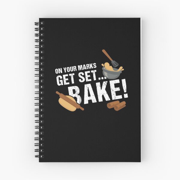 Item preview, On Your Mark Get Set Bake Funny Baking Baker Fans designed and sold by Dressed For  Duty.