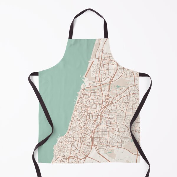 Item preview, Tel Aviv, Israel Map (Theme 2) designed and sold by Mapnify.
