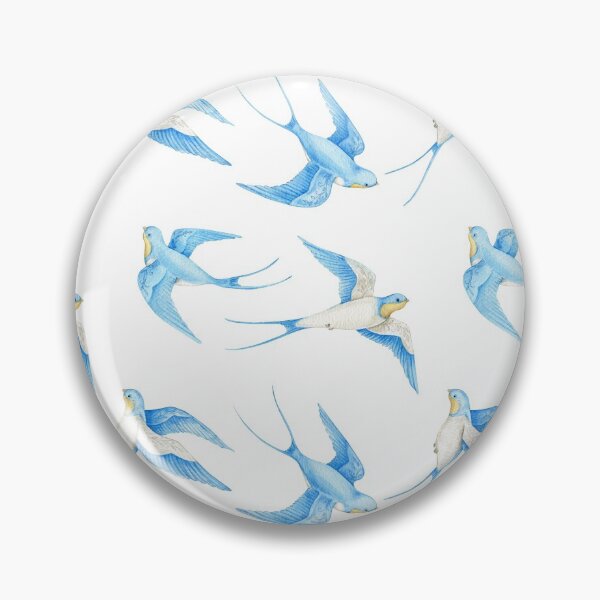 Item preview, little cute watercolor bird swallow designed and sold by InnaShulgina.