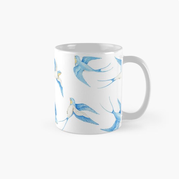 Item preview, little cute watercolor bird swallow designed and sold by InnaShulgina.