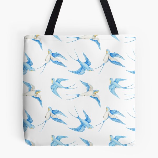Item preview, little cute watercolor bird swallow designed and sold by InnaShulgina.