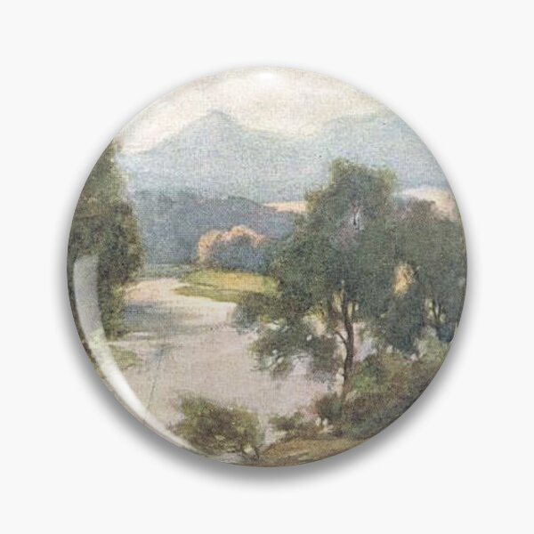 Item preview, The Eildon Hills and River Tweed | Vintage Illustration designed and sold by yourscotborders.