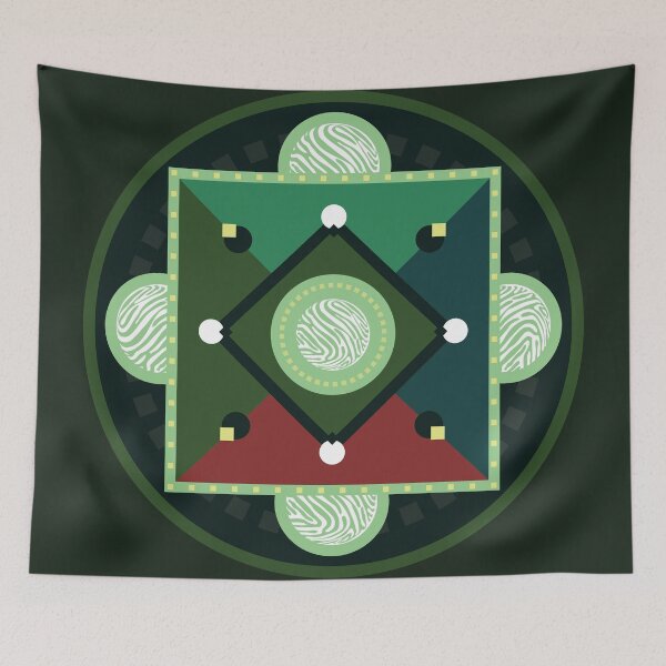 Item preview, Elven Orb Mandala - Dragon Age Geometric Art designed and sold by Yannick Toney.