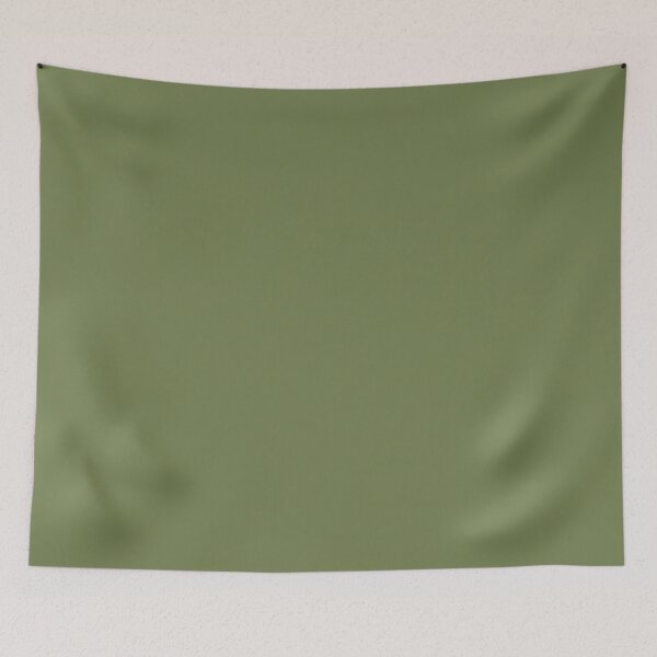 Item preview, Farrow Ball Sap Green Plain Color designed and sold by AuraTherapeia.