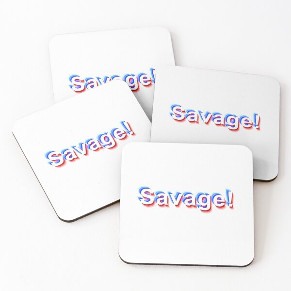 Item preview, Savage Text Mood (Holo) designed and sold by AdsInspiration.