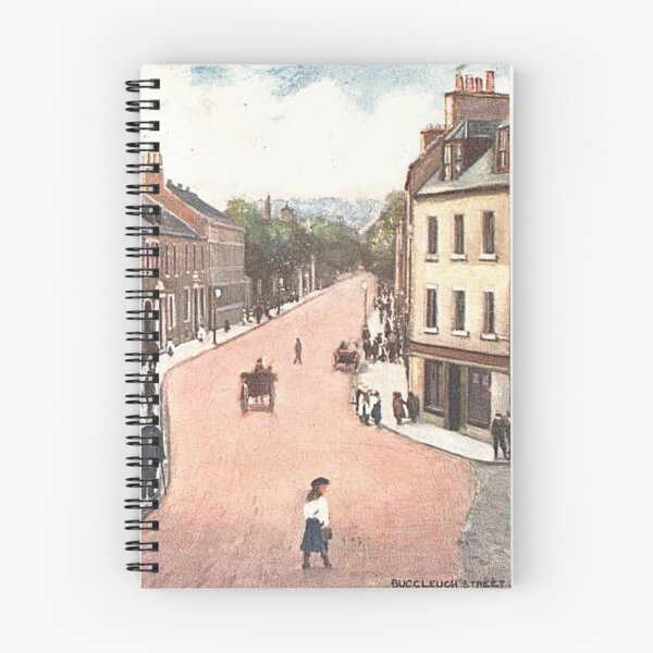 Item preview, Buccleuch Street, Hawick | Vintage Illustration designed and sold by yourscotborders.