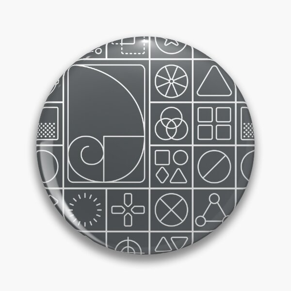 Item preview, Graphic Icon Tiled Pattern Grey designed and sold by STUDIO-72.