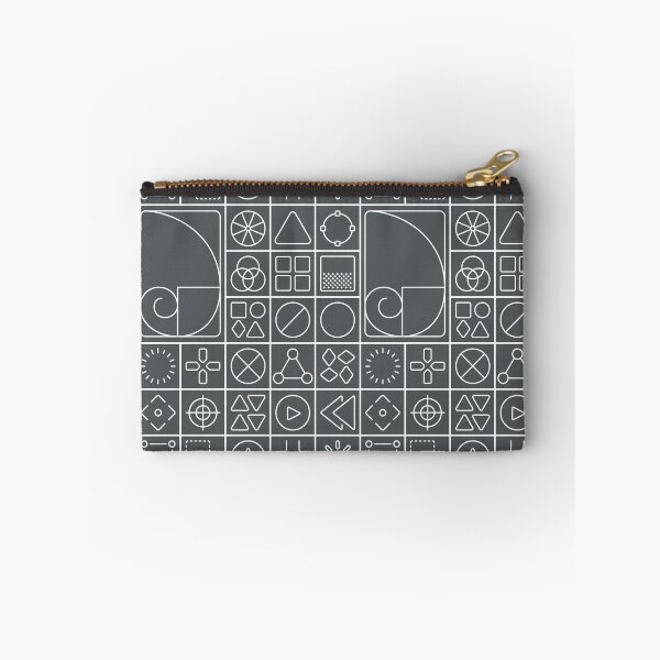Item preview, Graphic Icon Tiled Pattern Grey designed and sold by STUDIO-72.