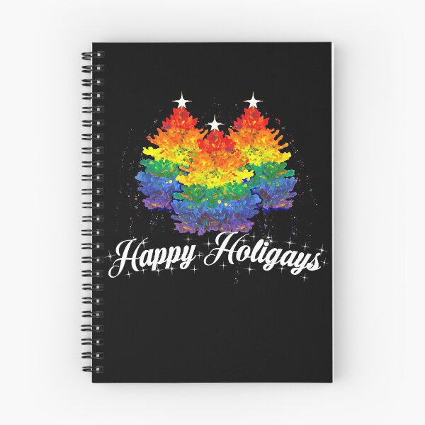 Item preview, Felices vacaciones - Árbol de Navidad LGBT designed and sold by roxy7922.