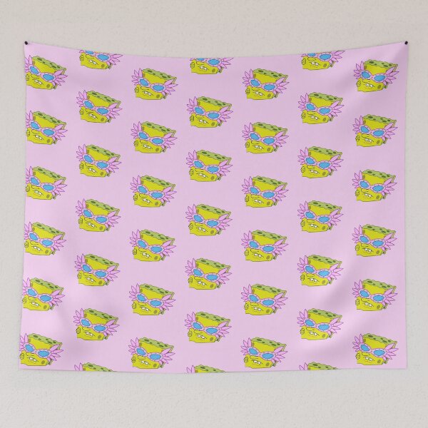 Item preview, Spongebob pink glasses sticker designed and sold by bestcartoons.