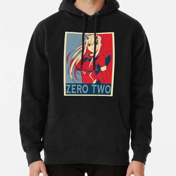 Zero Two Anime Sweat à capuche épais