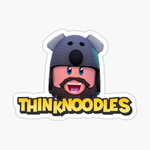 Thinknoodles Stickers Redbubble - thinknoodles new roblox