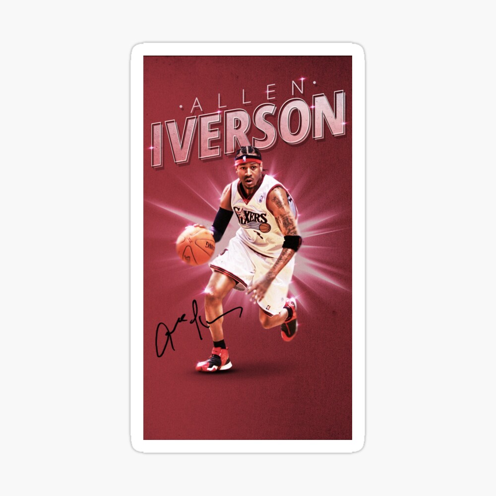 Wallpaper Allen Iverson Art Poster For Sale By Tantowiyaga Redbubble