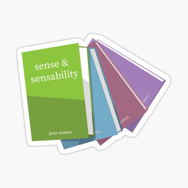 Item preview, Sense & Sensability Jane Austen Cartoon Books designed and sold by egleruta.