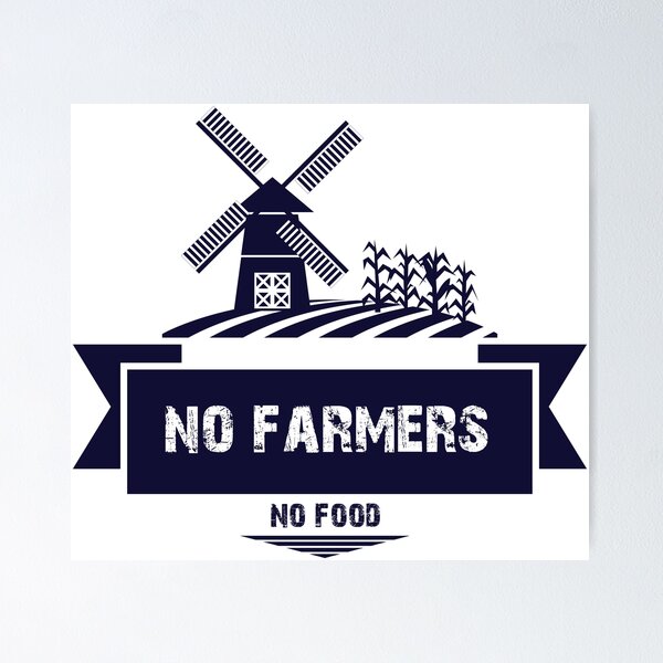 Item preview, Sin granjeros Sin comida designed and sold by Designting.