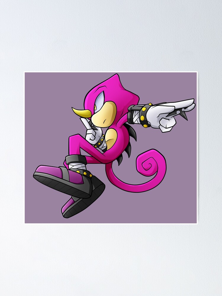 Espio The Chameleon in Sonic 3 style