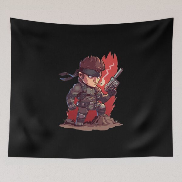 Item preview, Solid Snake Smoking Cartoon *HIGH QUALITY* designed and sold by Alex3214.