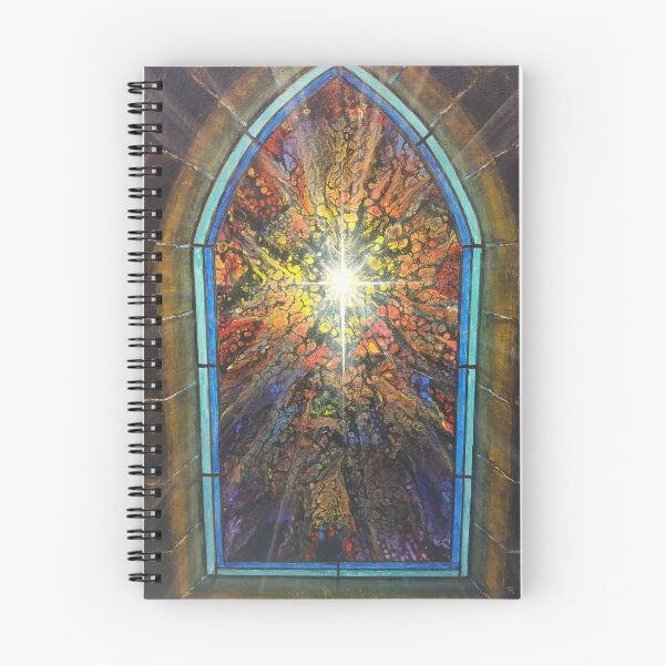 Item preview, Church stained glass window  designed and sold by Rivvyarts.
