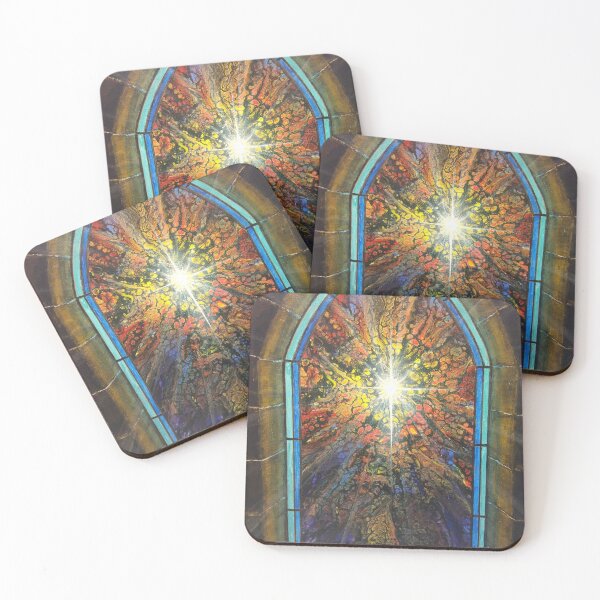 Item preview, Church stained glass window  designed and sold by Rivvyarts.