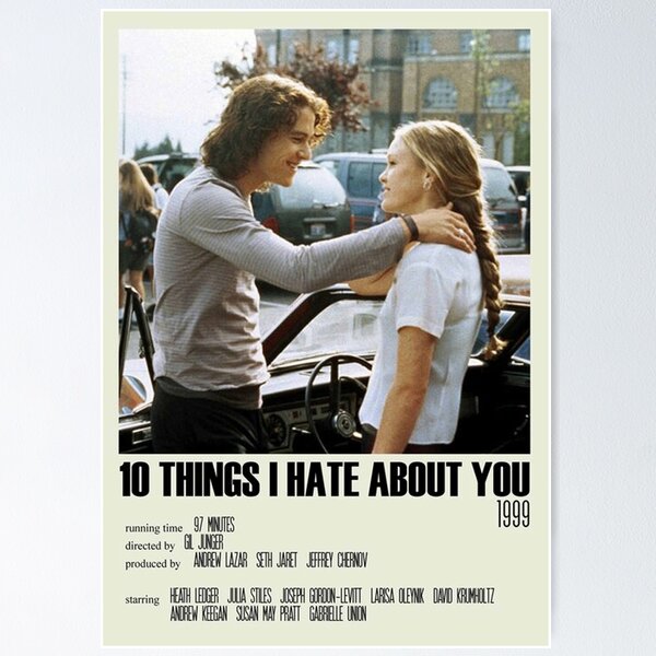 Ten Things I Hate About You Movie Poster (11 x 17) : : Home