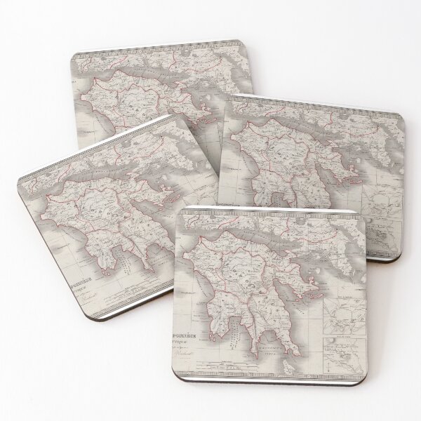Item preview, Ancient Greek Map of Sparta designed and sold by ClassicalGreece.
